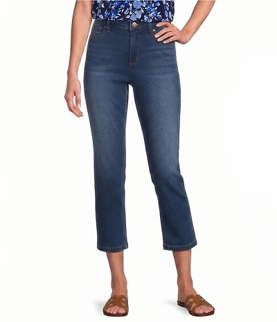 Jones New York Lexington City Denim Straight Leg Capri Jeans