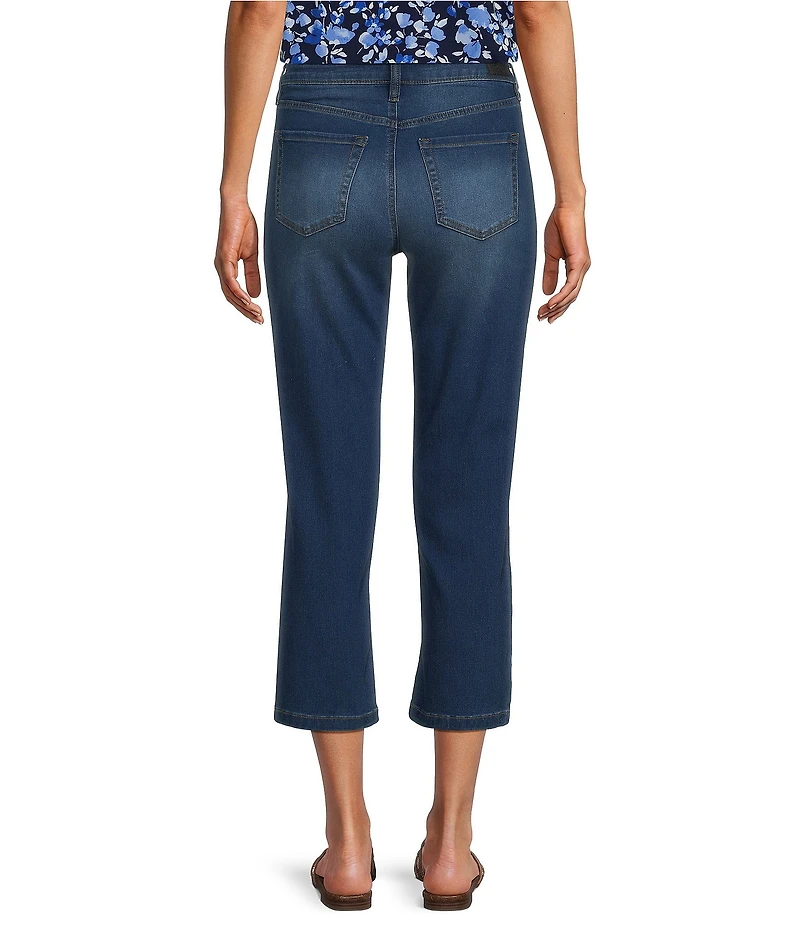 Jones New York Lexington City Denim Straight Leg Capri Jeans