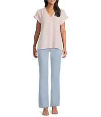 Jones New York Lexington Straight Leg Denim Jeans