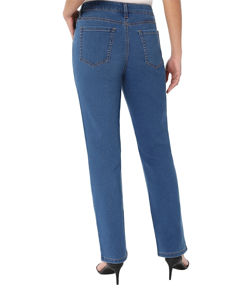 Jones New York Lexington Straight Leg High Rise 5 Pocket Jean