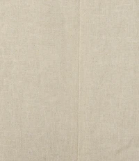 Jones New York Linen Blend Crew Neck Short Sleeve Side Button Detail Swing Dress