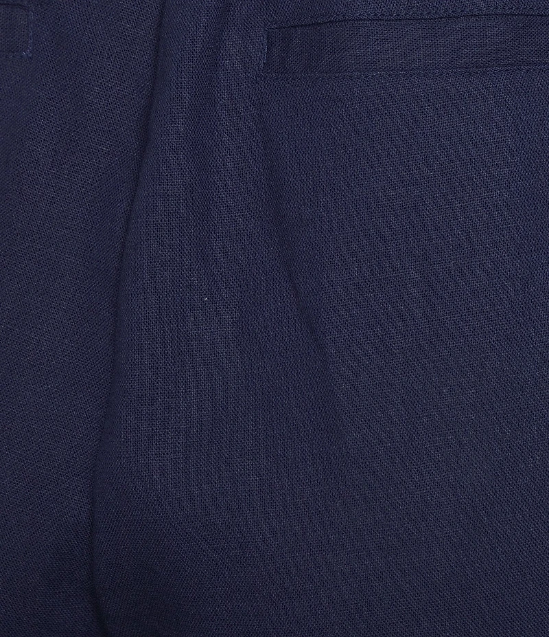 Jones New York Linen Blend Drawstring Straight Pants