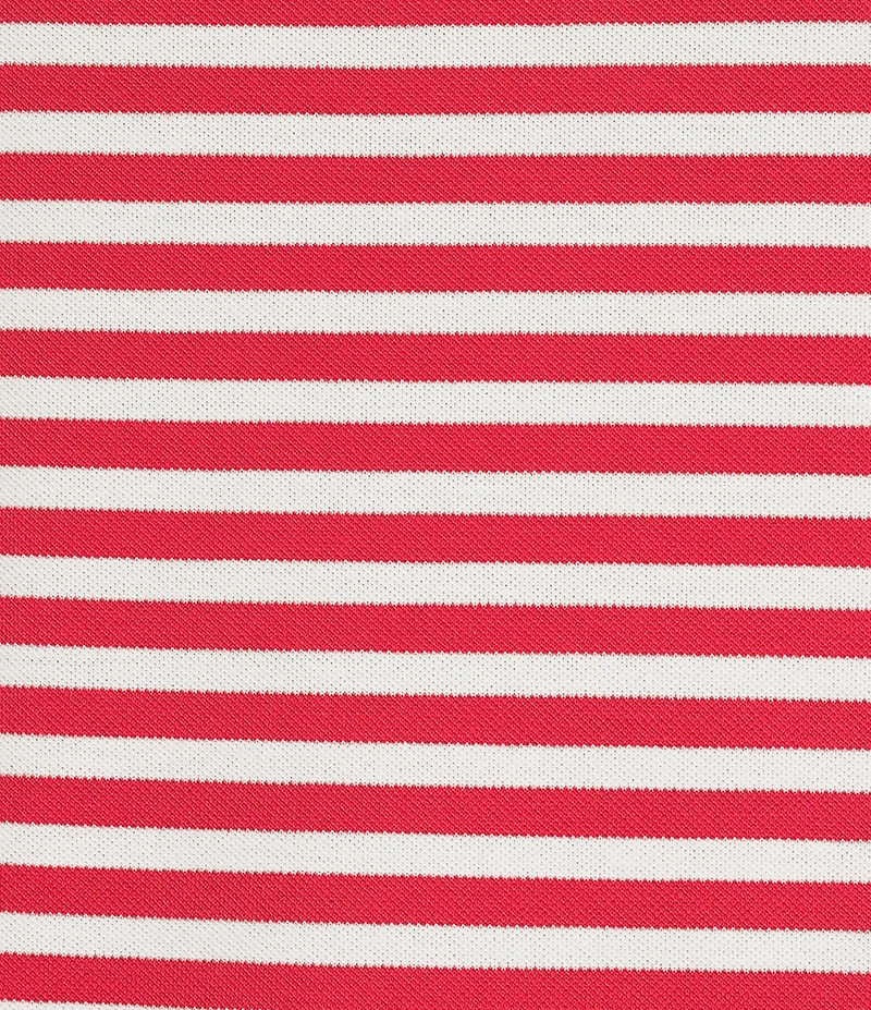 Jones New York Pique Stripe Boat Neck Short Dolman Sleeve Side Tie Tee