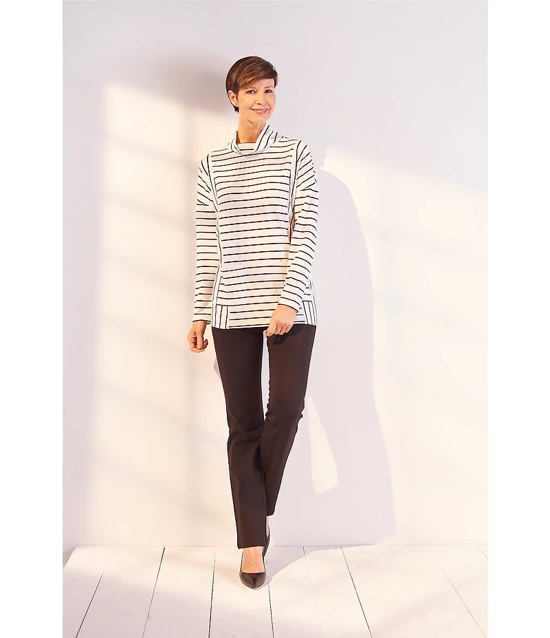 Jones New York Ponte Knit Skinny Leg Pull-On Pants