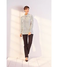 Jones New York Ponte Knit Skinny Leg Pull-On Pants