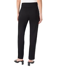 Jones New York Serenity Knit Pull-On Wide Waistband Straight Leg Pants