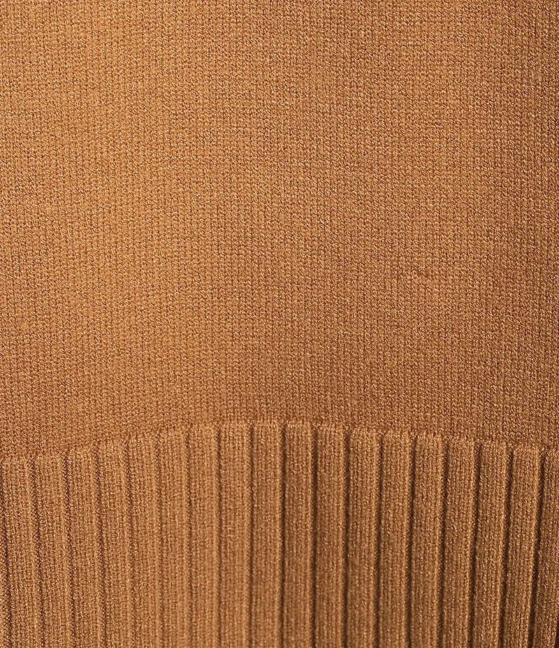 Jones New York Shawl Collar Oversized Long Sleeve Knit Top