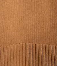 Jones New York Shawl Collar Oversized Long Sleeve Knit Top