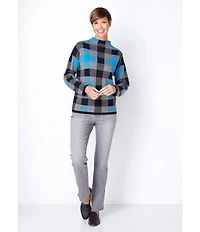 Jones New York Stretch Denim Lexington Straight-Leg Jeans