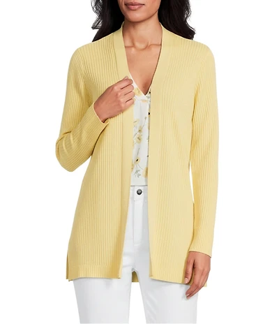 Jones New York Sutton Knit Open Front Long Sleeve Cardigan