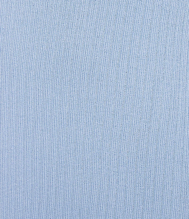 Jones New York Sutton Ribbed Knit Crew Neck Short Sleeve Tee