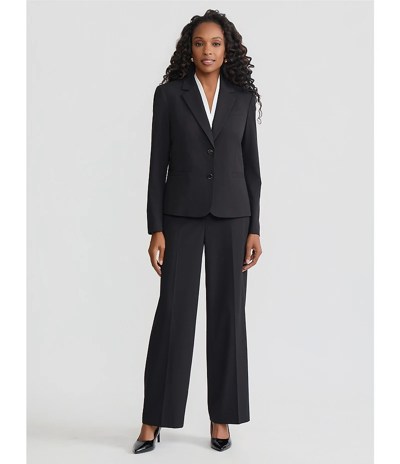 Jones New York V-Neck Petal Sleeve Blouse