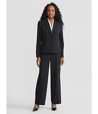Jones New York V-Neck Petal Sleeve Blouse