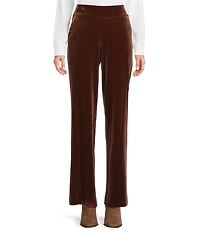 Jones New York Velour Straight Leg Coordinating Pants
