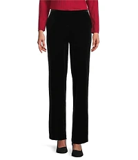 Jones New York Velour Straight Leg Coordinating Pants