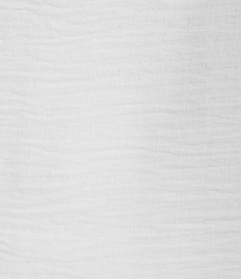 Jones New York Woven Mandarin Collar Short Sleeve Top