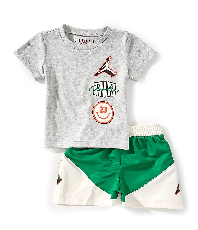 Jordan Baby Boys Jumpman Short Sleeve Graphic T-Shirt & Shorts Set