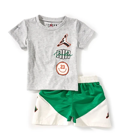 Jordan Baby Boys Jumpman Short Sleeve Graphic T-Shirt & Shorts Set