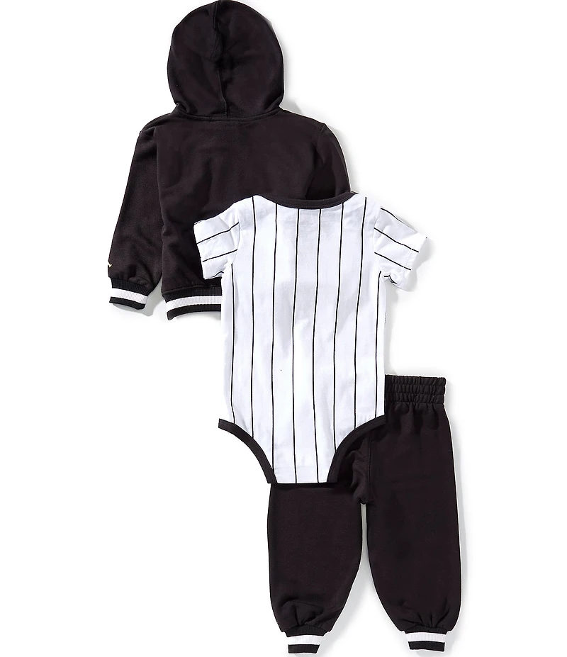 Jordan Baby Boys 23 Jersey Bodysuit, Full-Zip Hoodie, & Jogger Pants 3-Piece Set