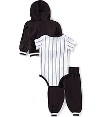 Jordan Baby Boys 23 Jersey Bodysuit, Full-Zip Hoodie, & Jogger Pants 3-Piece Set