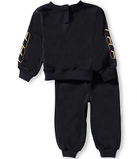 Jordan Baby Boys Long-Sleeve Mountainside Fleece Sweatshirt & Matching Jogger Pants Set
