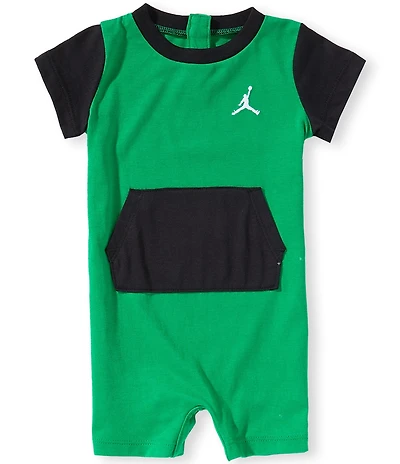 Jordan Baby Boys Short-Sleeve Brooklyn Color Block Shortall