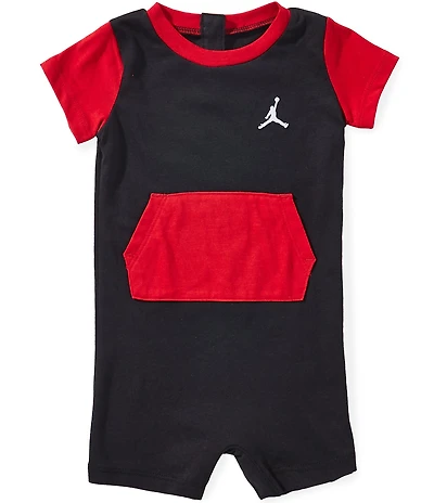 Jordan Baby Boys Short Sleeve Brooklyn Color Block Shortall
