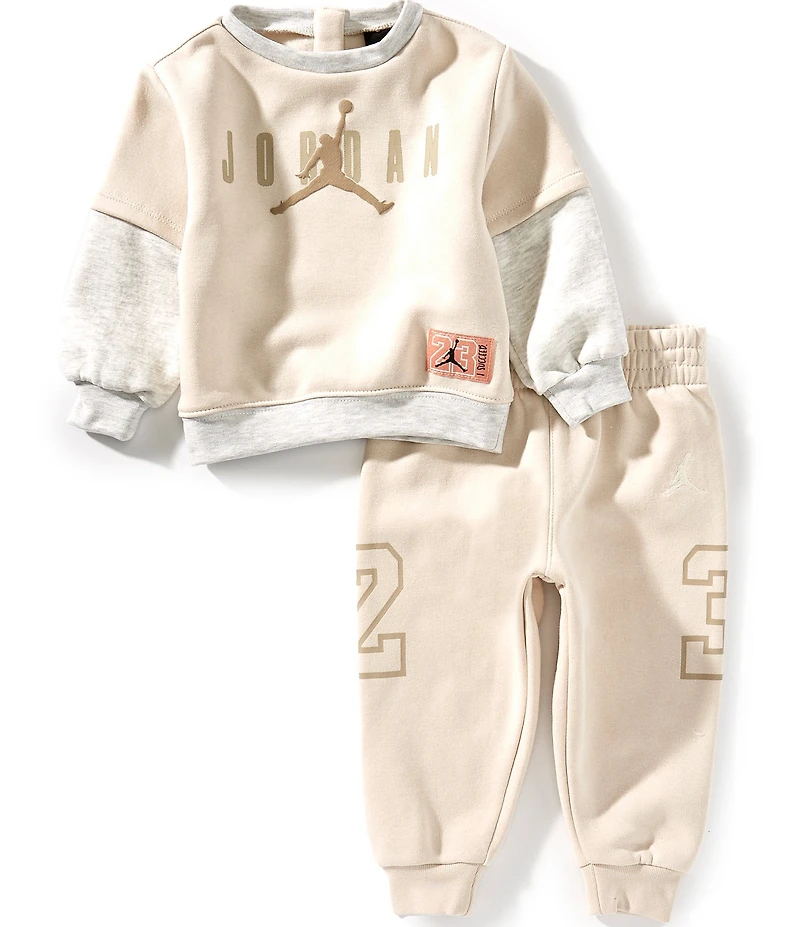 Jordan Baby Long Sleeve Future Flight Crewneck And Pants Set