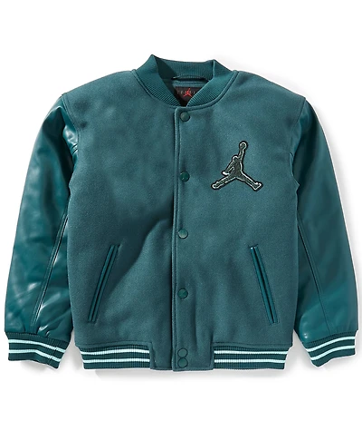 Jordan Big Boys Long Sleeve Varsity Jacket