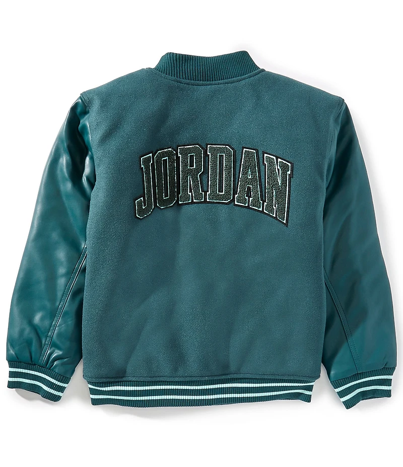 Jordan Big Boys Long Sleeve Varsity Jacket