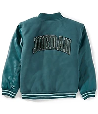 Jordan Big Boys Long Sleeve Varsity Jacket