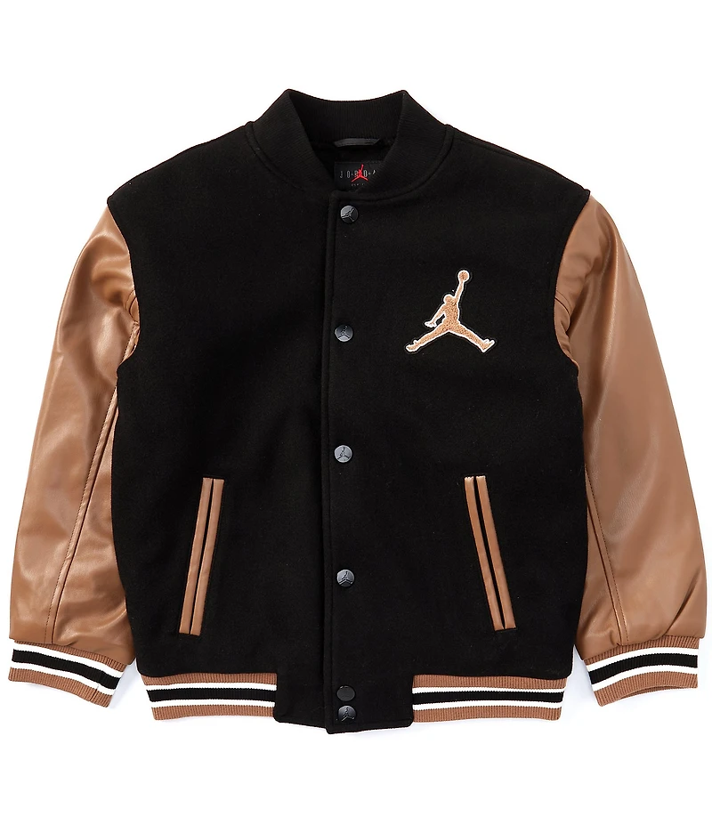 Jordan Big Boys Long Sleeve Varsity Jacket