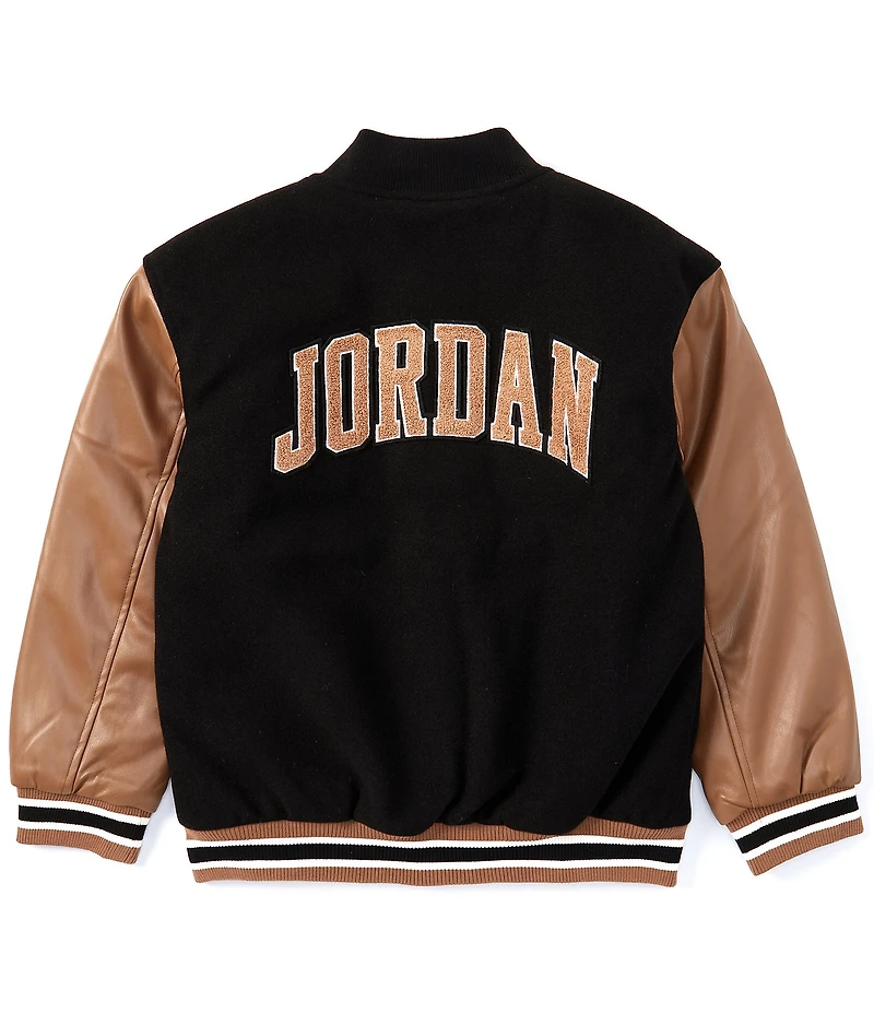 Jordan Big Boys Long Sleeve Varsity Jacket