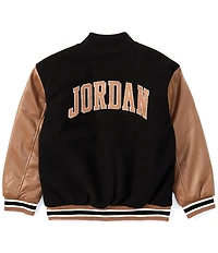 Jordan Big Boys Long Sleeve Varsity Jacket