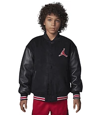 Jordan Big Boys Long Sleeve Varsity Jacket