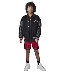 Jordan Big Boys Long Sleeve Varsity Jacket