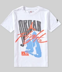 Jordan Big Boys Short-Sleeve Fadeaway Flight T-Shirt