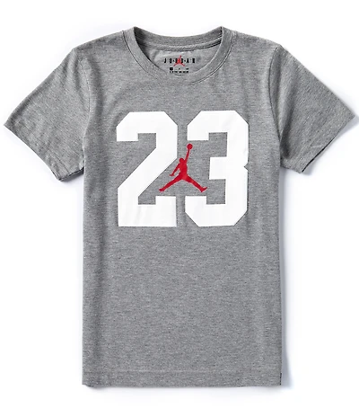 Jordan Big Boys Short Sleeve Iconic Logo T-Shirt