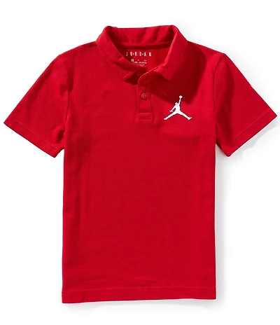 Jordan Big Boys Short Sleeve Jumpman Air Pique Polo Shirt