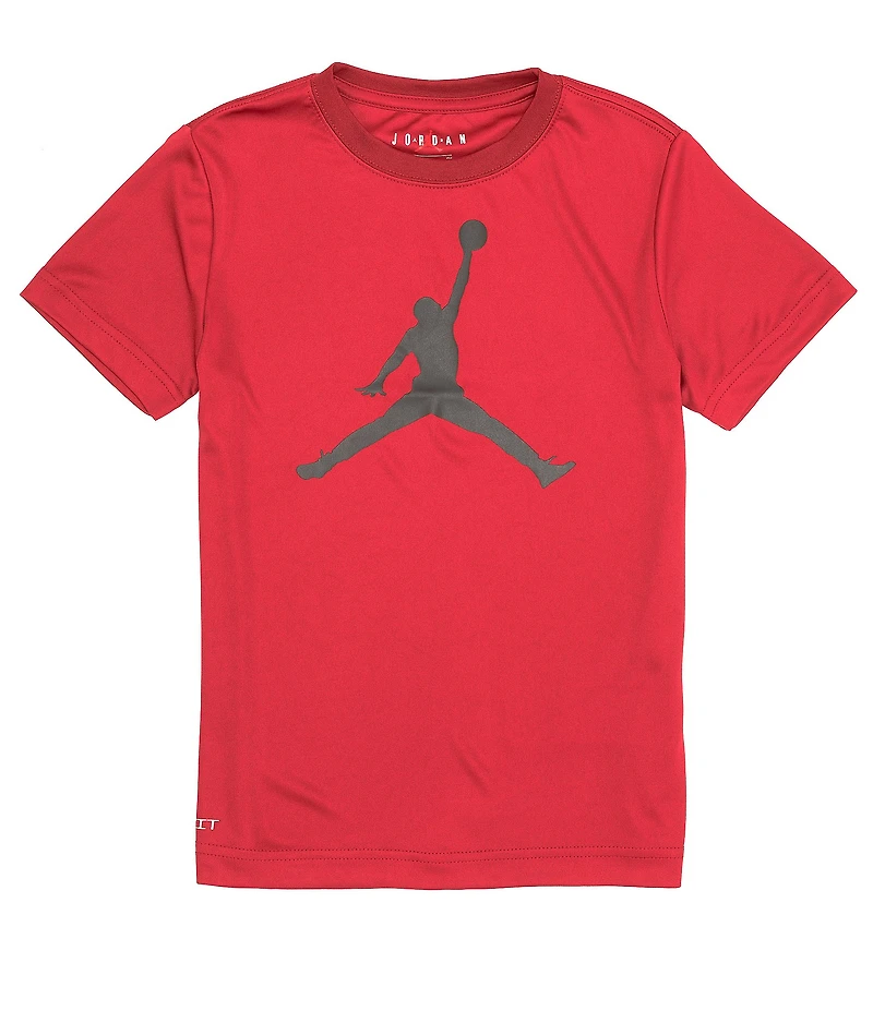 Jordan Big Boys Short Sleeve Jumpman Logo T-Shirt