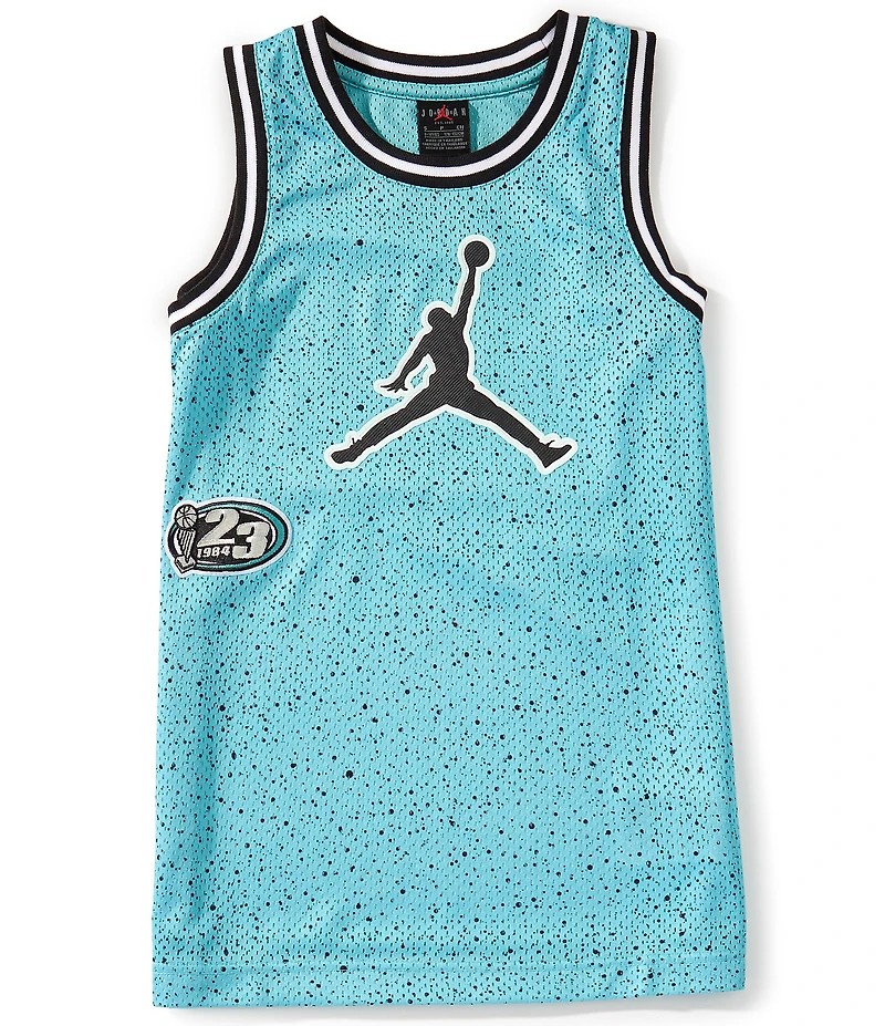 Jordan Big Boys Sleeveless Playoff Specked Jersey Tank