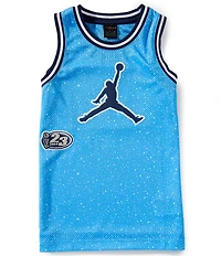 Jordan Big Boys Sleeveless Playoff Specked Jersey Tank