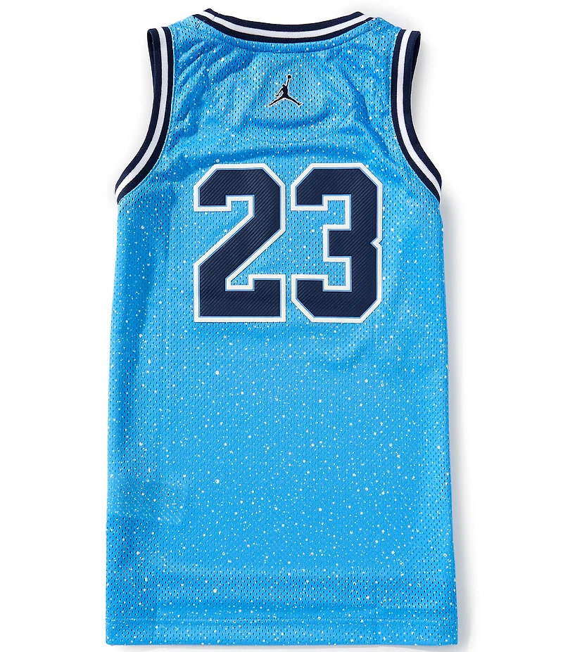 Jordan Big Boys Sleeveless Playoff Specked Jersey Tank