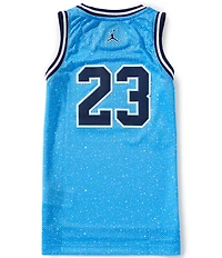 Jordan Big Boys Sleeveless Playoff Specked Jersey Tank