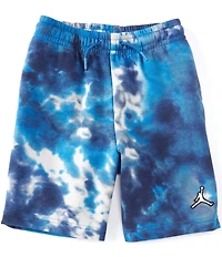 Jordan Big Boys Smoke-Dye Fleece Shorts