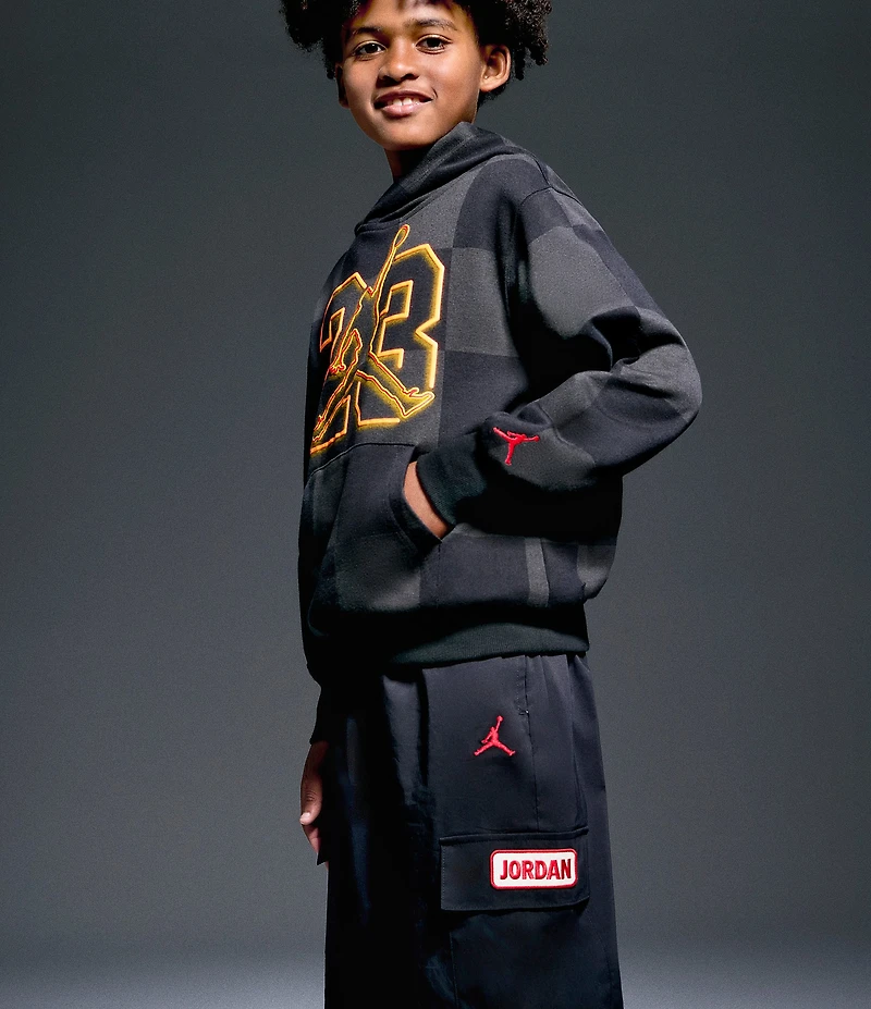 Jordan Big Boys Deep Dish Woven Belted Pants