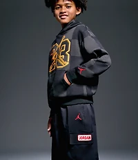 Jordan Big Boys Deep Dish Woven Belted Pants
