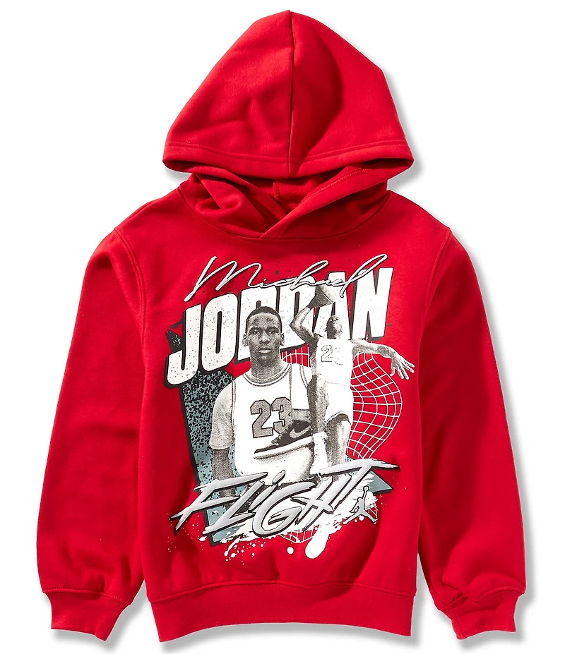 Jordan Big Boys Double Flight Fleece Graphic Hoodie