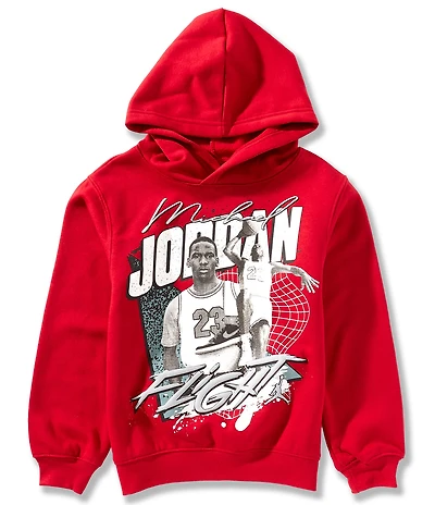 Jordan Big Boys Double Flight Fleece Graphic Hoodie