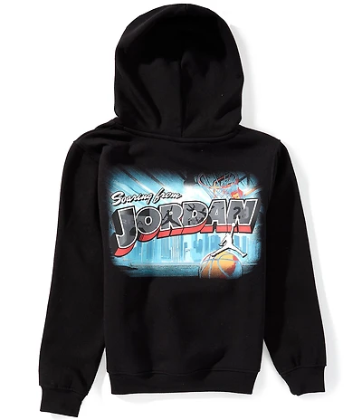 Jordan Big Boys Long Sleeve Air Postcard Pullover Hoodie